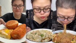 Mukbang food challeng new with real sound #d9mukbang #mukbang screenshot 3