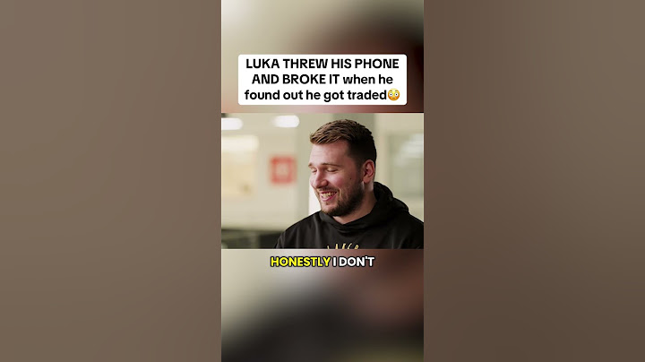 Luka Doncic threw his phone after the Mavericks traded him 👀