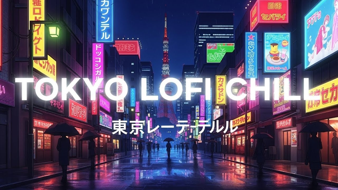 🔴 Rainy Tokyo Lofi 🌧️ 雨音とチルビーツ | Japanese Chill Music