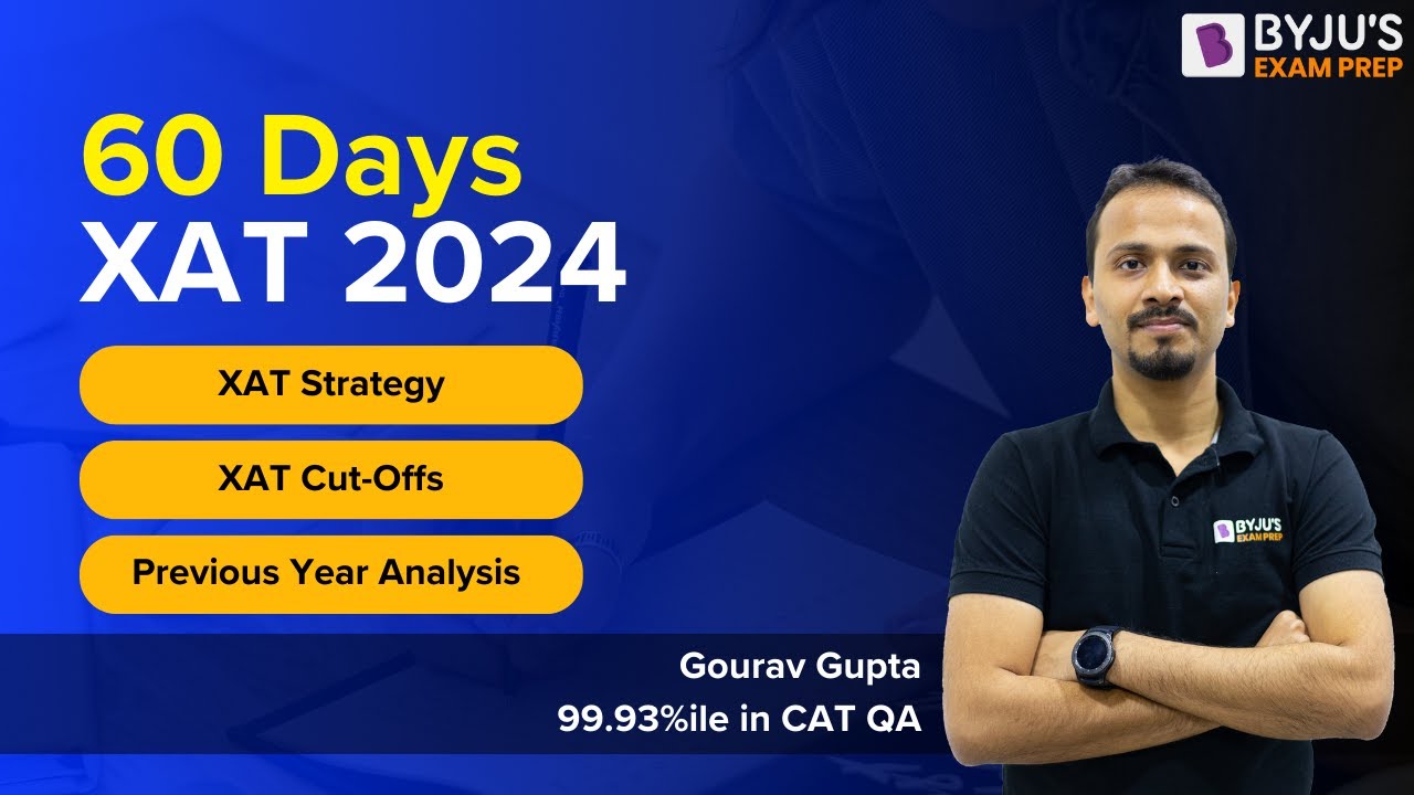60 Days to XAT 2024 | Target XLRI Jamshedpur | Ace XAT 2024 Preparation ...
