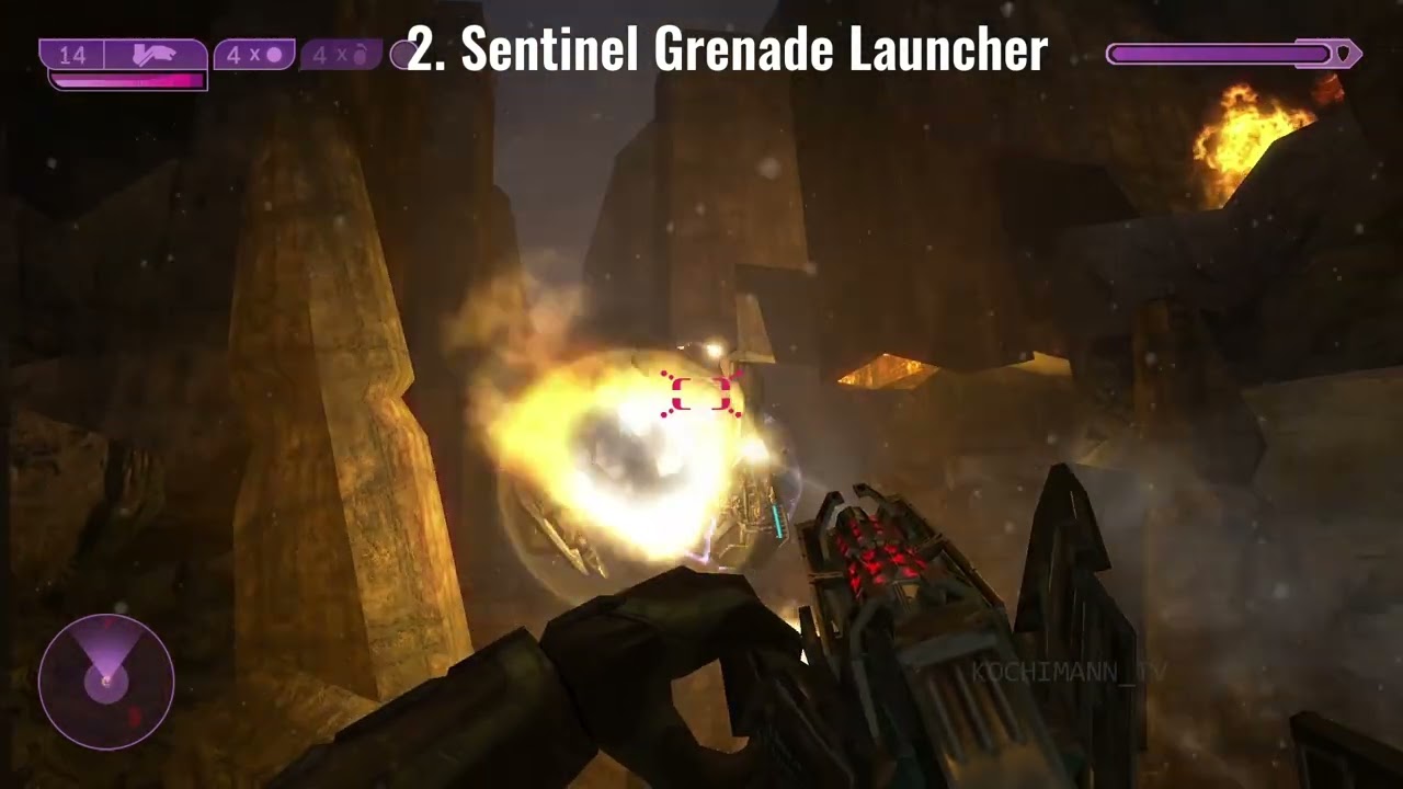3 Variants of Sentinel Beam Weapon that never made it to the final game