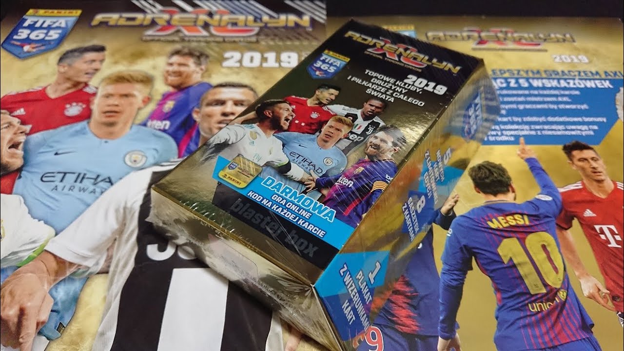 NOWOŚĆ MEGA BLASTER BOX PANINI FIFA 365 2019 - SZOK!!!