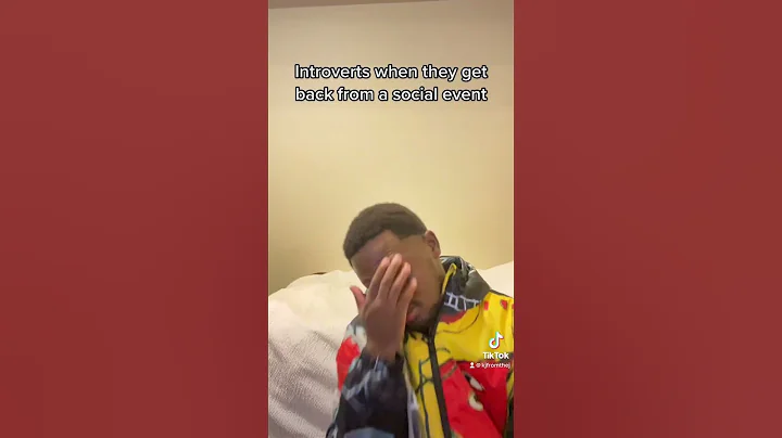 Introverts when they get back from a social event😂