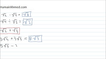 Algebra:  Basic Operations with Radicals