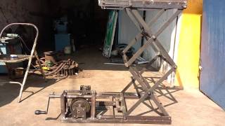 mechanical scissor lift project