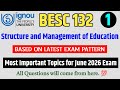 BESC 132 Important Questions June 2026 in English | IGNOU BESC 132 Question Paper 2026 | BESC 132 