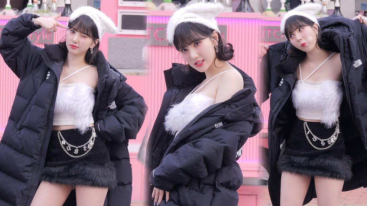 각종 포즈 하는 비비지 은하 직캠 (VIVIZ EUNHA) @ 엠카 미니팬미팅｜230209