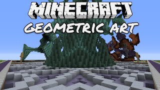 Minecraft Creative Inspiration: Geometric Art