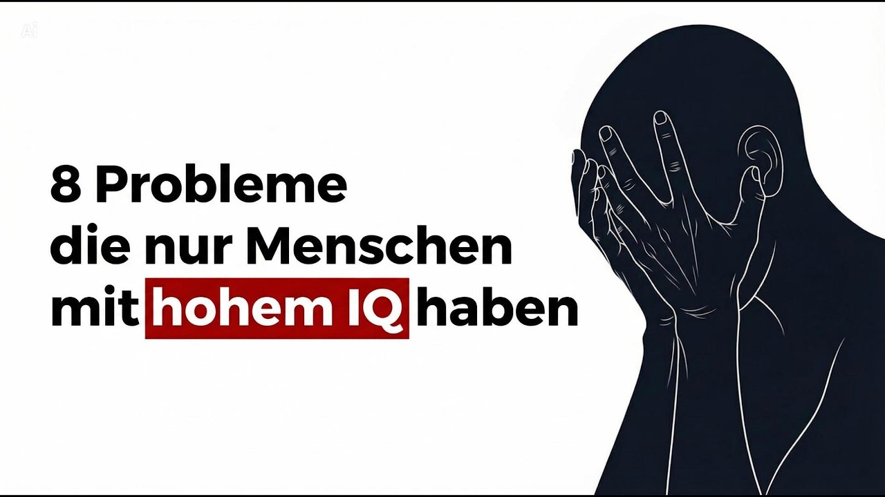 8 Probleme hochintelligenter Menschen (Psychologie erklärt)