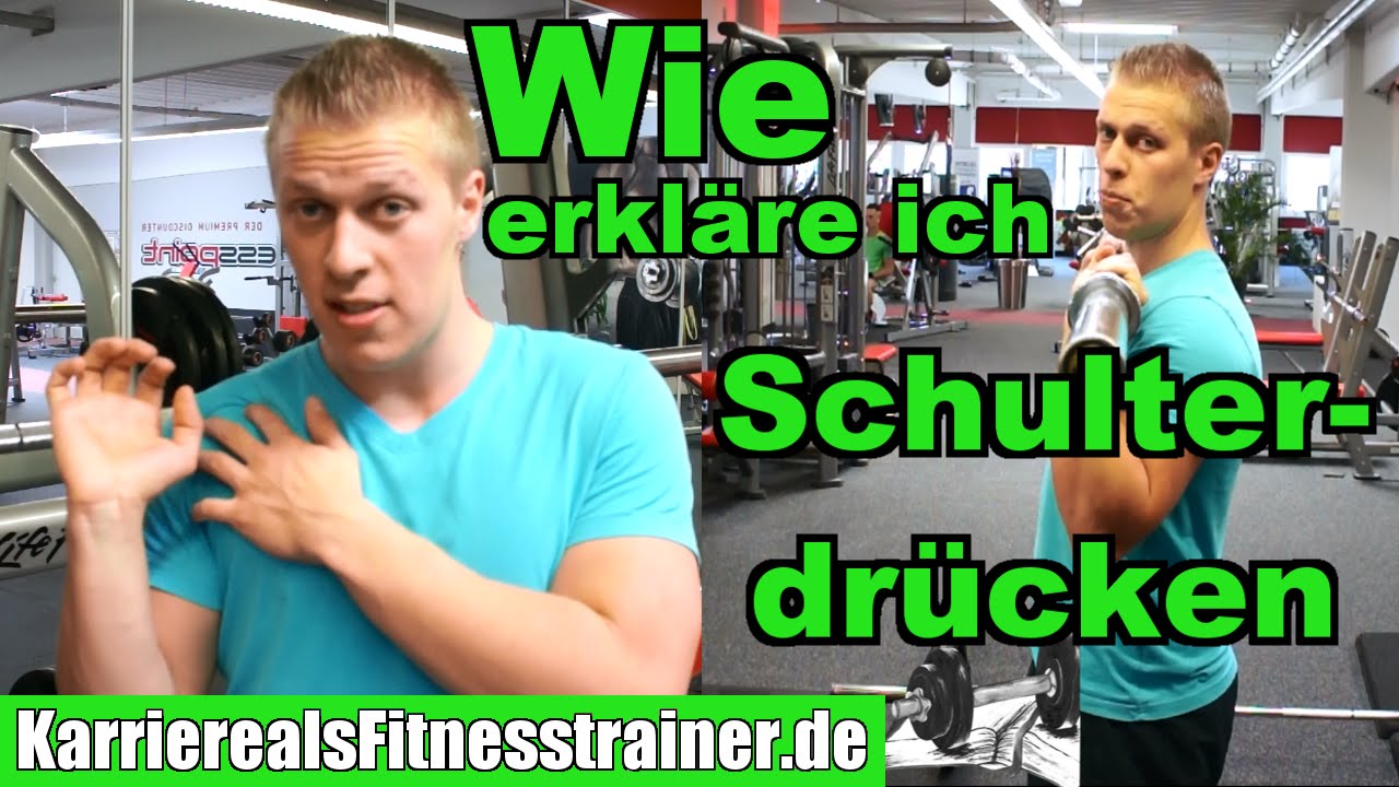 Schulterdrücken - Wie erkläre ich als Fitnesstrainer den Military Press
