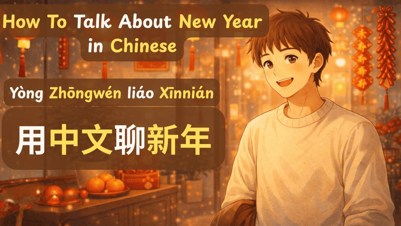 Chinese Listening | How To Talk About New Year in Chinese | 用中文聊新年| Yòng Zhōngwén liáo Xīnnián