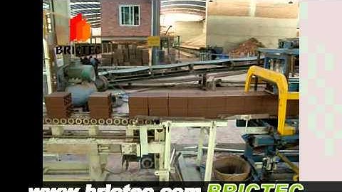 Fully automatic brick and block cutting system切条坯