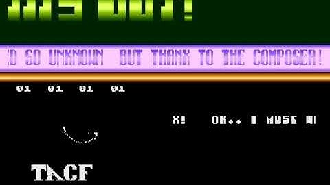 Atari 800 XL   Oh My Dot intro from TACF (Turkish Atari Cracking Force)
