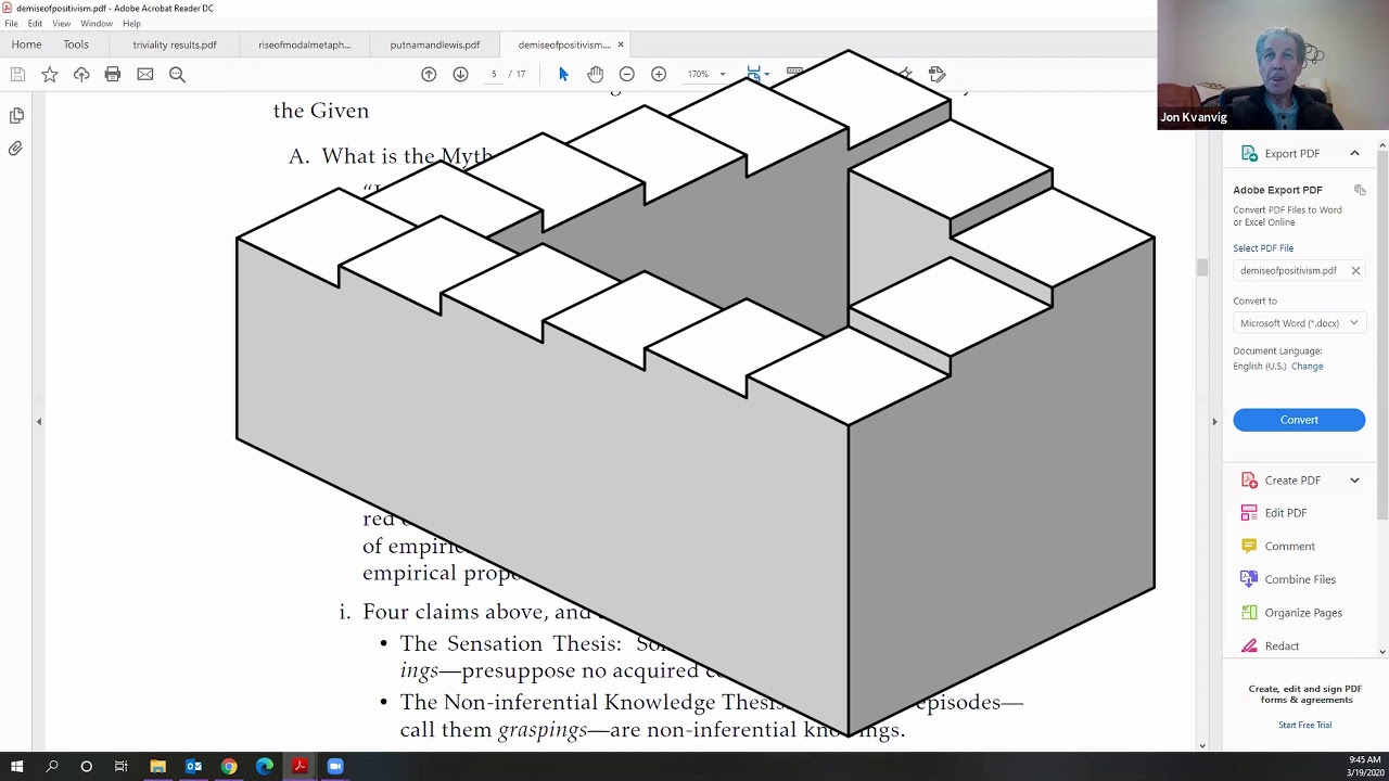 Lecture 17: Sellars
