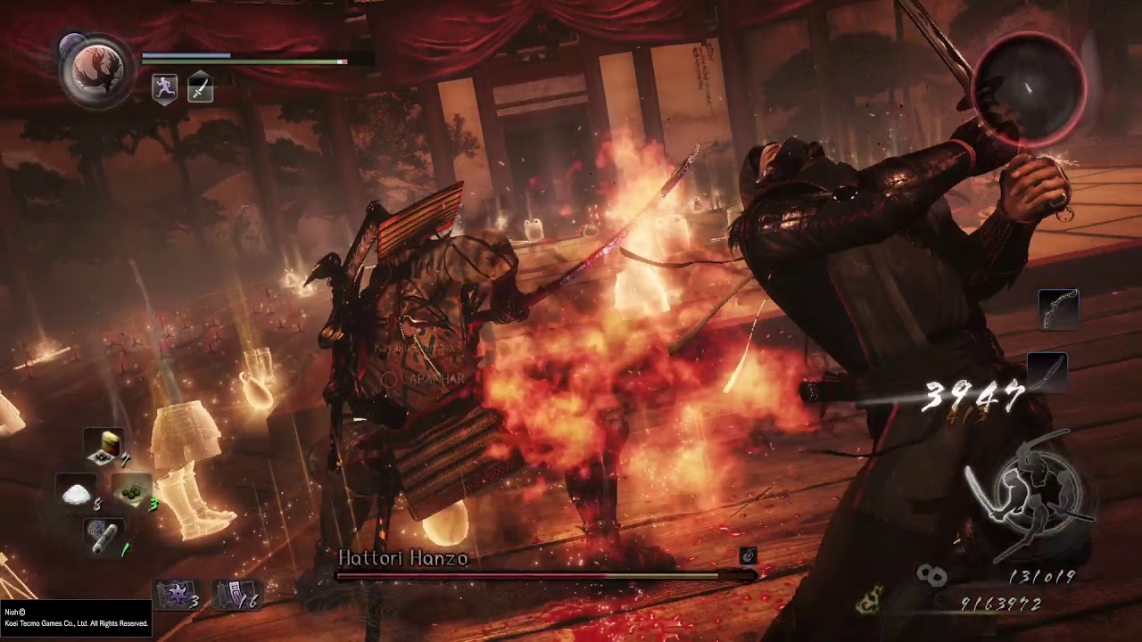 Nioh DLC 3 Dual Boss Sasaki Kojiro e Miyamoto Musashi YouTube