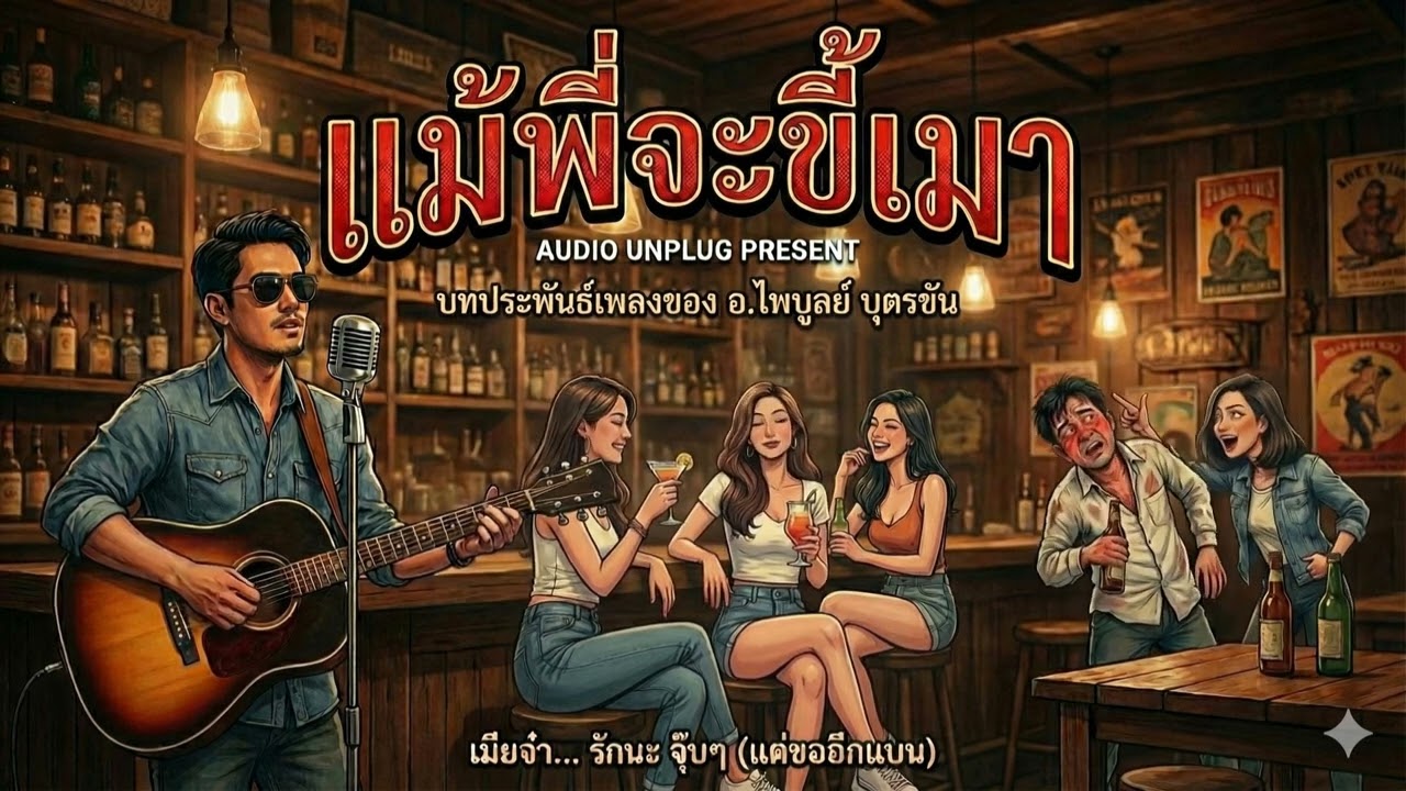 แม้ว่าพี่จะขี้เมา - | Cover by Audio Unplug | บทประพันธ์เพลง อ.ไพบูลย์ บุตรขัน