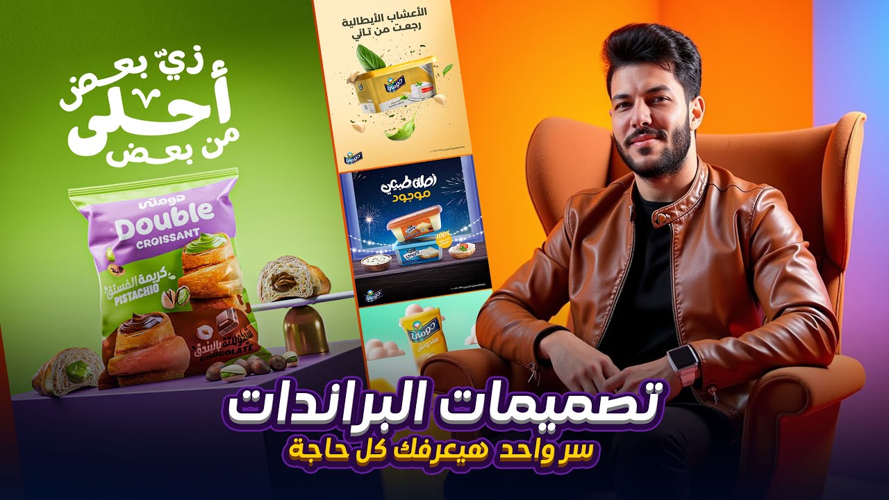 أزاي أصمم بنفس قوة مستوى البراندات !