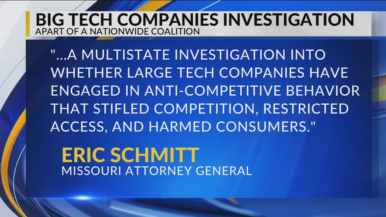 Lawmakers investigating big tech companies