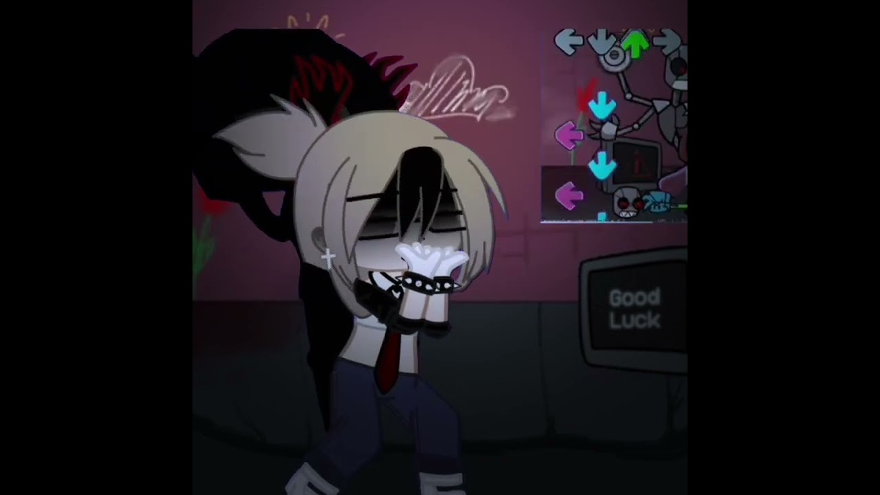 FNF BATTLE : Censory-overload kb and qt #shortvideo #fnf #gacha #viral 