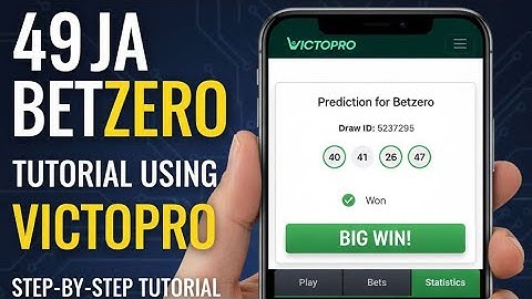 How to Use VictoPro Bot for 49ja BetZero Prediction | Victor Casino Tutorial