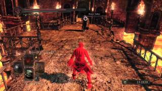 Dark Souls 2 Scholar Of The First Sin - Iron Bridge PvP  (Running Parry)