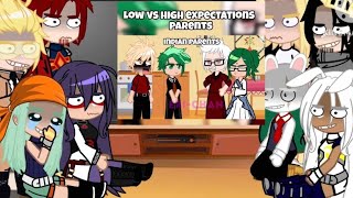 Pro Heroes, Lov, And Cl 1A React To Low Vs High Expectations Mhabnha Gacha Clublife