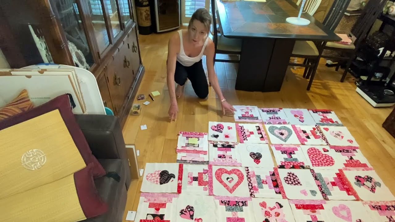 Эффективно соберите верхнюю часть лоскутного одеяла в цепочку.