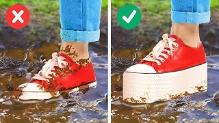 30+ SMART HACKS TO UPGRADE YOUR SHOES || Foot Care, Comfortable Heels, Upgrade Old Shoes