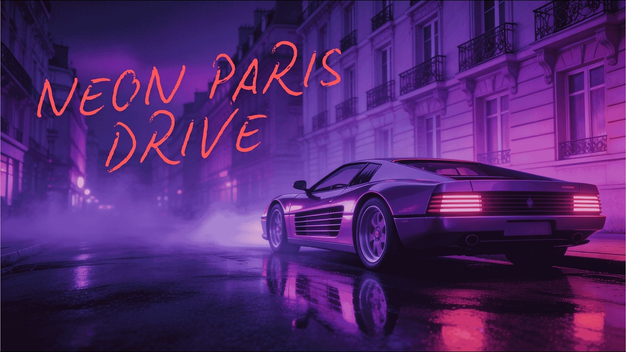 NEON PARIS DRIVE 💜 You’ll Feel This Night