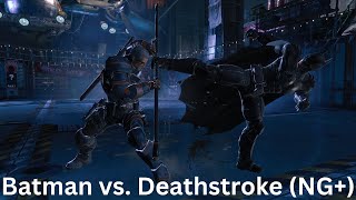 I made the Deathstroke Boss Fight in Batman: Arkham Origins look like a movie (No Damage) [No Hud]
