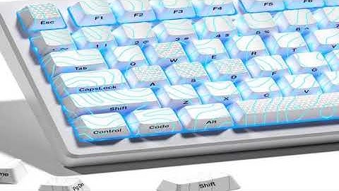 XVX Topographic New Version Pattern Shine-Through OEM Profile IMD-Tech Keycap Set 118 keys