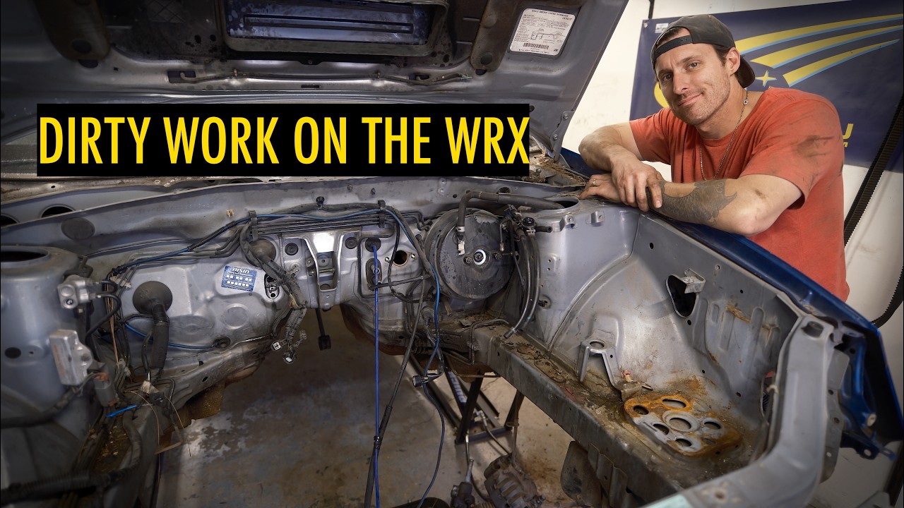 Грязная работа над потрепанным Subaru WRX