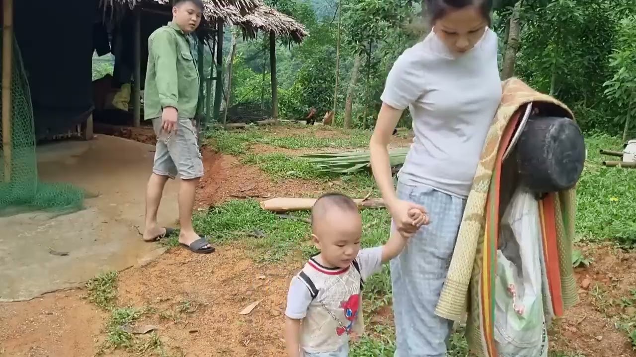 The husband got drunk and kicked his wife and children out of the house.