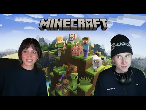 KatieB And Riley Plays Minecraft!