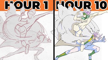 Animating a Fight Scene for 1 hour a day - Day 5