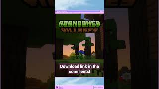 Abandoned Villages datapack in #minecraft #shortsgames #datapack #download
