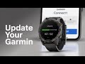 How To Update Garmin Watch Software - simple way