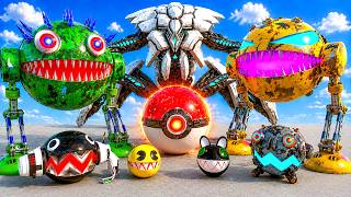 Ms Pacman U0026 New Red Pacman Vs Two Yellow Monster Pacman Fighting In Pokemon 2026 Epic 3d Battle 
