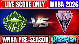 🔴 Golden State Valkyries vs Seattle Storm | WNBA 2026 Pre-season | Women Basketball Live Score Only