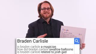 Magician Answers the Webs Most Searched Questions | Braden Carlisle Auto Complete Interview