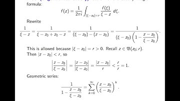 AN3NA (F20) Video 14.1: the generalized Cauchy integral formula (Theorem 3.7.5)