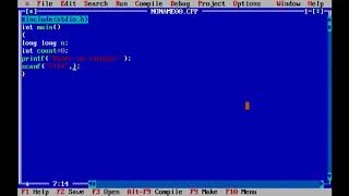 Program to count digits in a number in C language..