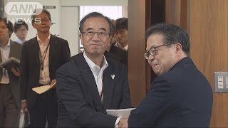 新潟知事が世耕大臣と面会　原発検証作業協力求める(18/08/07)