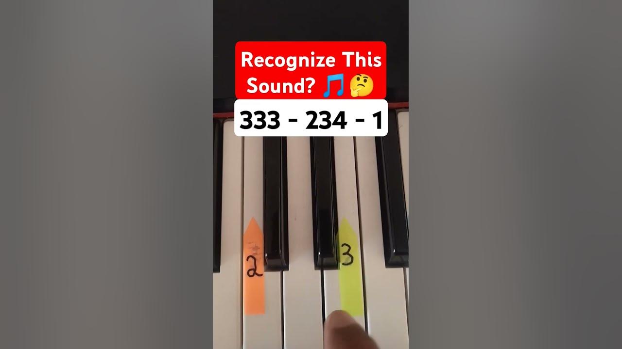 Recognize This Sound? 🎵🤔 - Easy Piano Tutorial