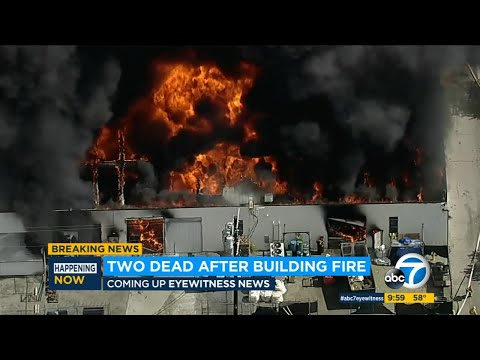 Two men died after fire at Canoga Park marijuana grow operation | ABC7 thumbnail