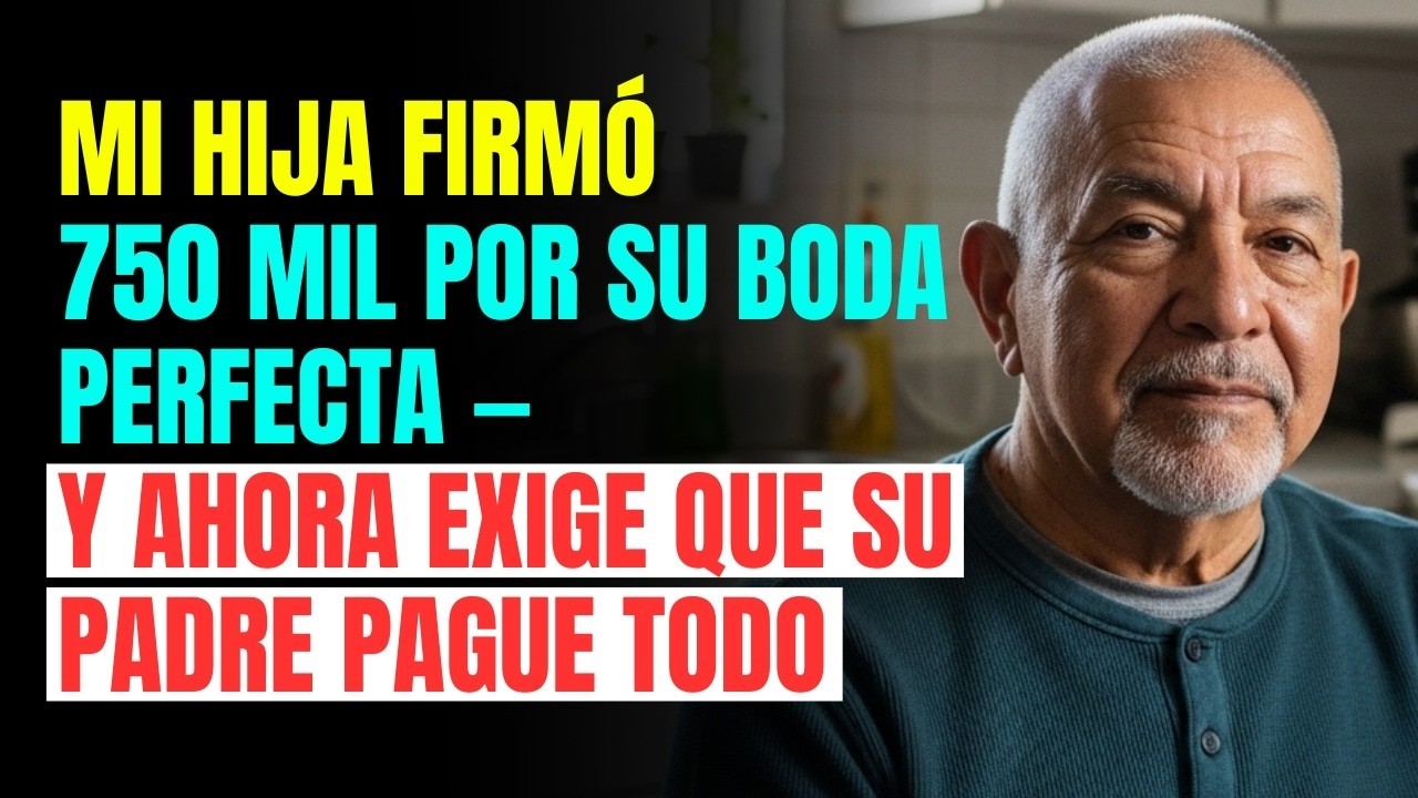 Mi hija firmó 750 MIL por su BODA perfecta — y ahora exige que su PADRE pague TODO