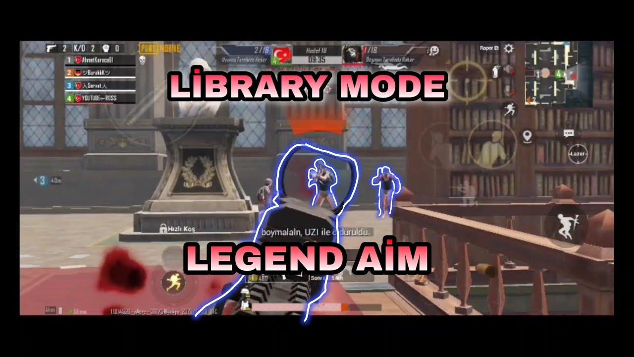 LEGEND AİM LİBRARY MODE PUBG MOBİLE
