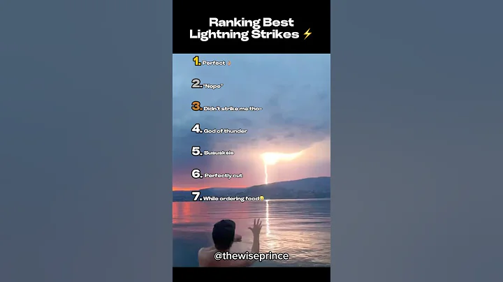 Ranking Best Lightning Strikes