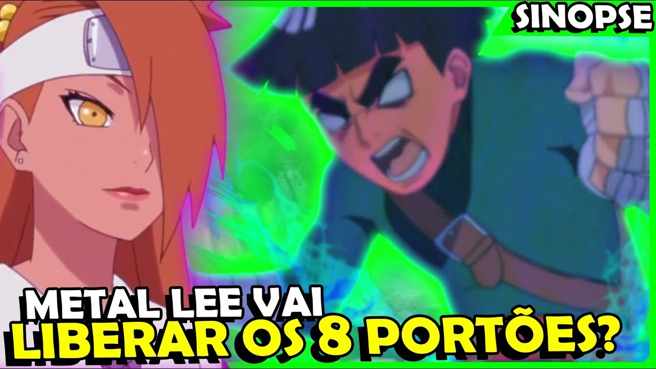 Boruto precisa resolver um grande mistério sobre o filho do Rock Lee