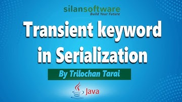 transient keyword in Java Serialization & De-Serialization || Silan Software || pythontpoint.org